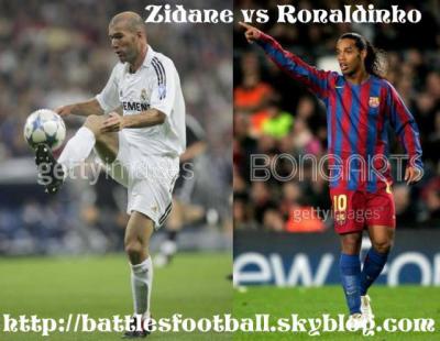                             zizou vs ronaldinho